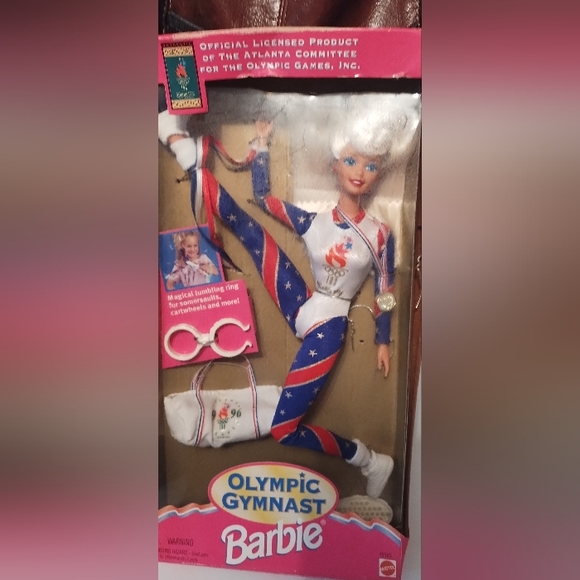 Vintage Barbie- 1996 MATTEL Olympic Gymnast - Atlanta still in box - Picture 8 of 10
